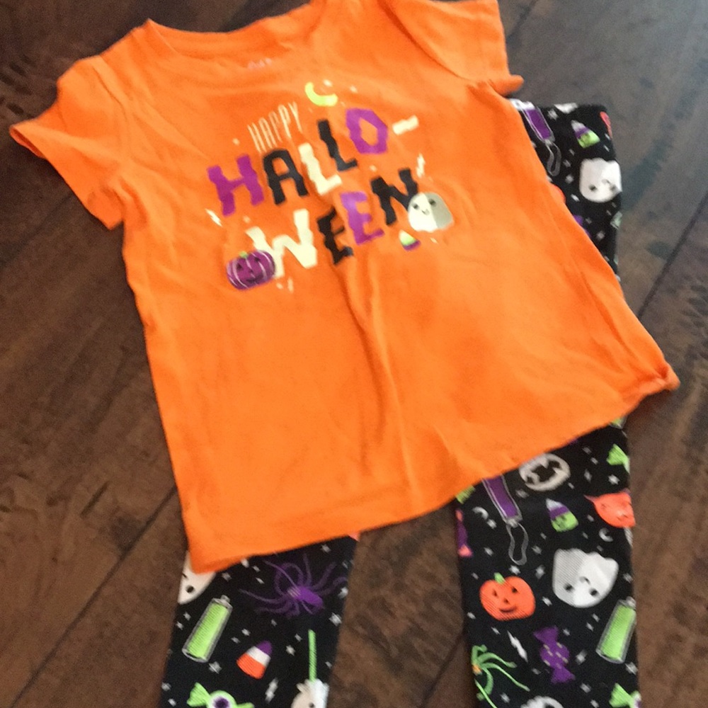 Halloween set. 4t shirt 3t pants